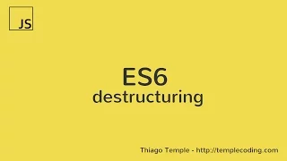 ES6 destructuring