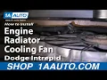 How to Replace Radiator Cooling Fan 93-97 Dodge Intrepid