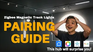 i didnt expect tuya zigbee magnetic track lights to work with this hub