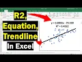 Lagu Adding The Trendline, Equation And R2 In Excel