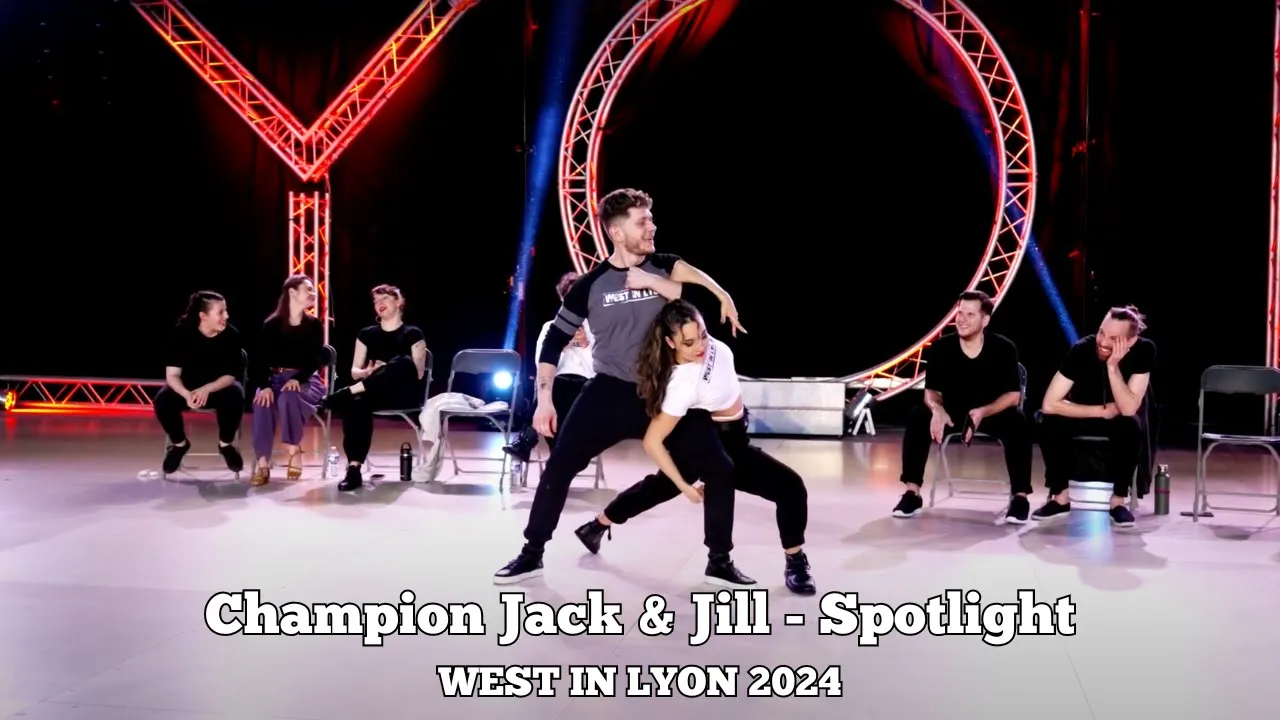 Champions Jack & Jill 1st place - Thibault and Nicole Ramirez  - West In Lyon