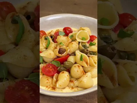 CONCHIGLIE FREDDE ESTIVE su CREMA di CECI 😲 #Shorts