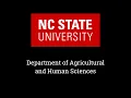 Agricultural Education and Human Sciences Program - Marketing