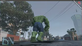 gta v the incredible hulk vs hulk part 30 
