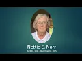 Celebration of Life Service for Nettie Norr at 11 00am