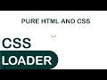 How to make a dots loader like google using HTML and CSS only