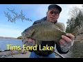 Tims Ford Lake Bass Fishing PreSpawn 48-degree water what to look for and catch Giants