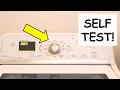Self Diagnostic Test - Maytag Bravos Washer