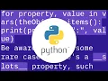 How to enumerate an object s properties in Python