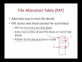 Operating Systems Lecture 19 File system implementation