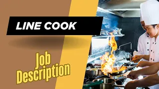 Job description of Line Cook - Role Responsibilities Skills