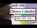 Chinese Calender kotota sothik The Bong Parenting
