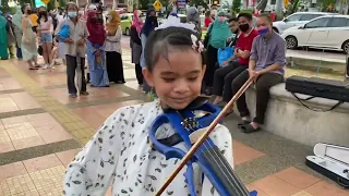 Download The Final Countdown by Europe || Cover Violin at Bangunan Merah Melaka #violin #violinkids #europe MP3