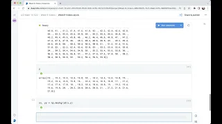 A grid of points using NumPy