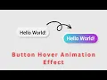 Gradient Button Hover Animation Effect using Html CSS Animation Tutorial