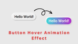 Gradient Button Hover Animation Effect using Html CSS Animation Tutorial