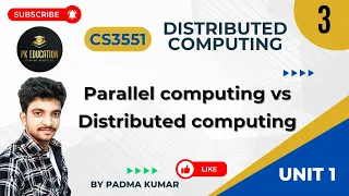 1 3 Parallel vs Distributed computing Distributed Computing CS3551 Anna university R2021 Tamil