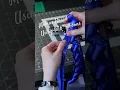 Making a Mobius braid using ribbons