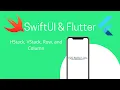 Comparing Vertical and Horizontal Stack widgets in Flutter and SwiftUI