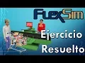 Flexsim Ejercicio Resuelto Simulacion de Tienda Cajeros