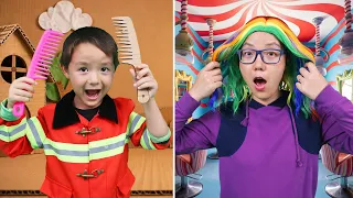 Little Fireman Learns Beauty Salon Rules