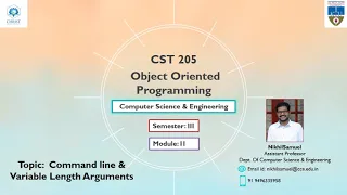 Command line arguments Variable Length Arguments