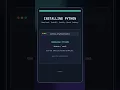 installing python