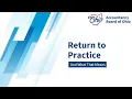 Return to Practice