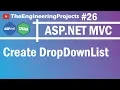 26 ASP NET C - Create DropDownList using HtmlHelper