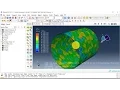 ABAQUS Tutorial Mapped Field Shell Thickness Thinning Tube Corrosion 17-2