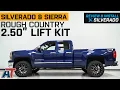 2007-2018 Silverado Sierra 1500 Rough Country Leveling Lift Kit Review Install