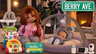 MUM & NEWBORN'S FULL NIGHT ROUTINE! 🍼 *LIFE WITH A NEW BABY* | BERRY AVENUE ROBLOX ROLEPLAY