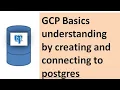 install postgres on GCP cloud sql and connect using pgadmin