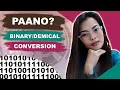 BINARY TO DECIMAL CONVERSION TAGALOG Ma am Cha