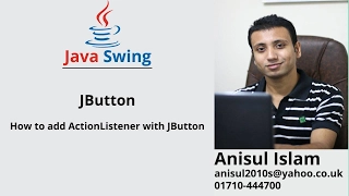 Java Swing Bangla Tutorial 34 How to add ActionListener with JButton