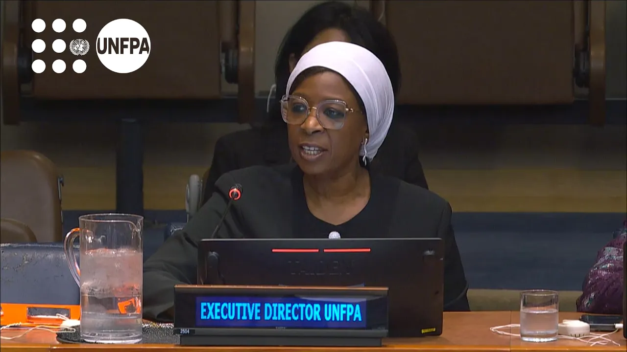 UNFPA Executive Director Diene Keita at 59th session of the Commission on Population and Development
