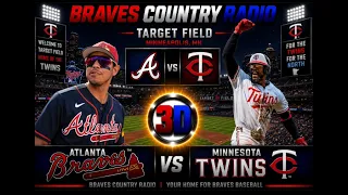 Braves vs Twins MLB 3D LIVE Stream Classic Call PBP Watch Party