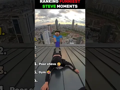 Steve moments #shorts #memes