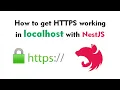 How to get HTTPS working in localhost with NestJS