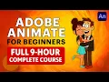 Adobe Animate Tutorial for Beginners Complete 2D Animation Course