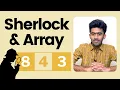 Sherlock Array HackerRank Tamil code io