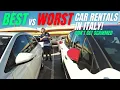 Which Italy Car Rental Is ACTUALLY the Best And the One to AVOID