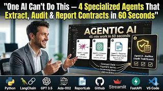I Built 4 AI Agents That Extract Audit Any Contract in 60 Seconds Python LangChain