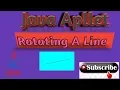 Rotating Line Using Java Applet