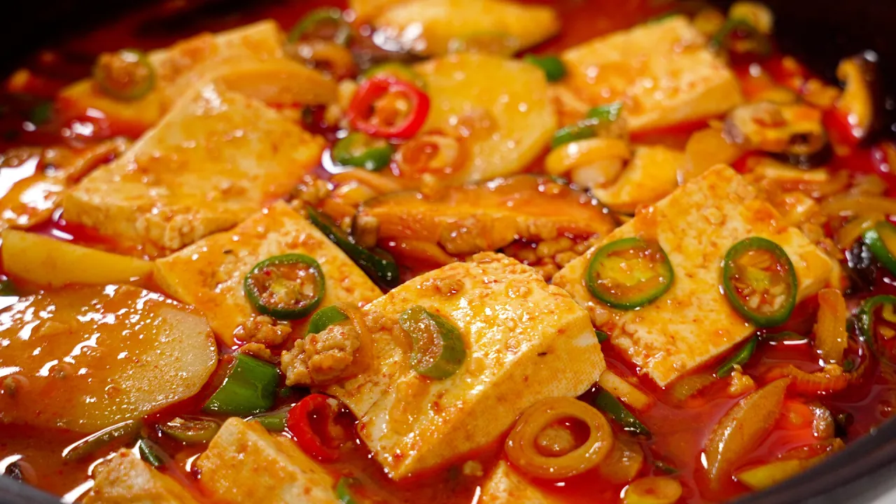 얼큰 두부찌개