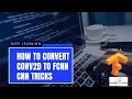 Convert a Conv2D Layer to Fully Connected Neural Network - Convolutional Neural Network Trick
