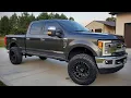 2017 Ford F250 Powerstroke Transformation 37x12 50 tires level only