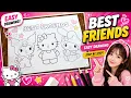 Best Friends Drawing Hello Kitty Kuromi My Melody Easy Drawing Tutorial for Kids