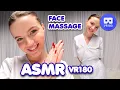 ASMR Face Massage by Toree speaks Ukrainian Eng subtitles in VR180 3D