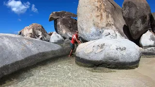 ep66 – Sailing Virgin Gorda part 2 – The Baths – Sailing BVI – Hallberg-Rassy 54 Cloudy Bay–Mar 2019